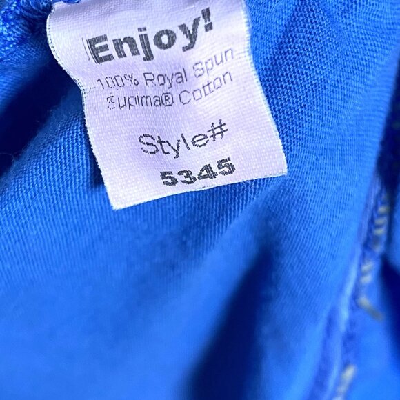 Michael Stars The Original Tee Tank Dress Blue Supima Cotton Summer Beach As Is - Picture 3 of 5